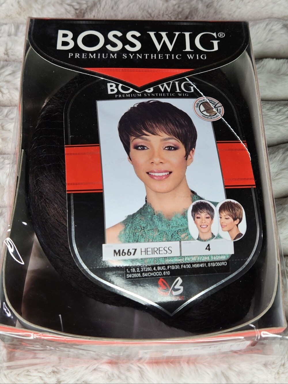 Bobbi Boss Boss Wig M667 Heiress Pixie Wig Color 4 Brown
